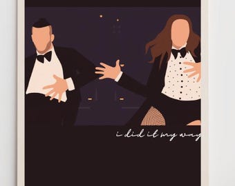 Póster de baile de estilo libre de Whitney Leavitt y Mark Ballas Esposas mormonas