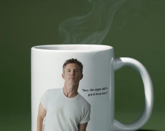 Taza con cita del Dr. Jack Abbott sobre el turno de noche / Regalo para fans de la serie de televisión The Pitt