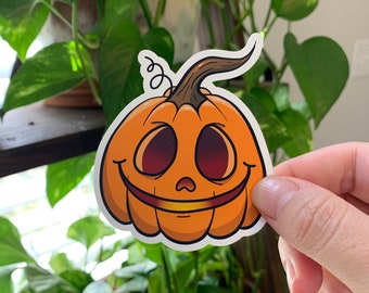 Halloween Jack o’ Lantern Pumpkin Vinyl Sticker