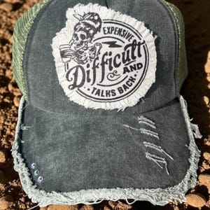 Expensive and difficult trucker hat