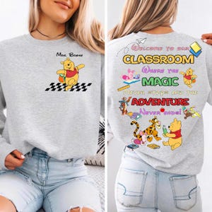 Teacher Name Custom Design, Back To School Teacher Png, Back To School Teacher Shirt Design, First Day School Png Sublimation, Custom Design