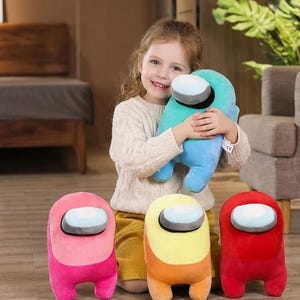 Tecknad bland plyschleksak kudde - mjuk anime gosedjursdocka - stor dekorativ soffkudde - lång sovkudde leksakspresent