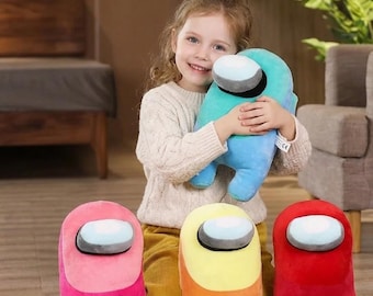 Poduszka do ciała z pluszową zabawką Cartoon Among - miękka lalka wypchana anime - duża dekoracyjna poduszka na sofę - długa poduszka do spania, zabawka na prezent