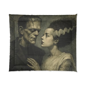 Frankenstein Comforter: Gothic Halloween Bedding