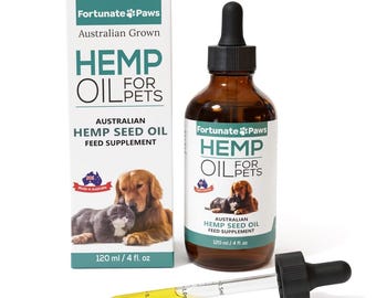 Hemp Seed Oil for Pets 120ml | Itch and Pain Relief for Dogs & Cats