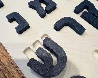 Aleph Bet Puzzle | Hebrew Alphabet Learning Tool & Decor
