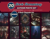 Dark Fantasy Romance Bookstagram Photo Set: Twisted Fairytale 20 Book Launch Images, Character Art, Author Branding Kit, Bookish Bundles