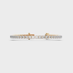 1CT CZ Tennis Bracelet in 925 Sterling Silver – Classic Round Cut Cubic Zirconia Bracelet – Elegant Women’s Jewelry Gift