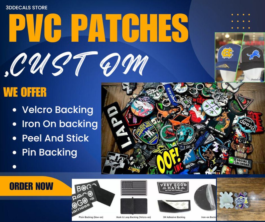 Custom Pvc Patches & Pins - Etsy
