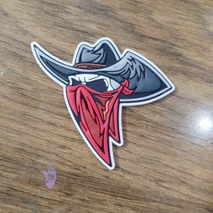 Decalcomanie per casco in gomma PVC 3D: logo sportivo personalizzato, senza colla