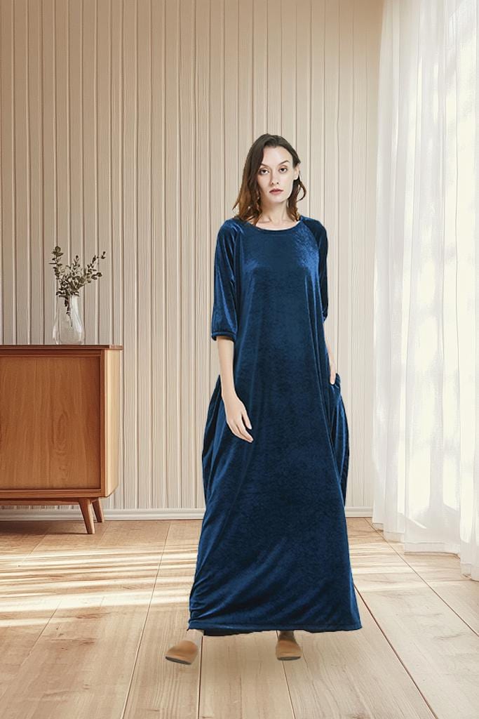 sachin and babi light blue dress Velvet Plus Size Dress