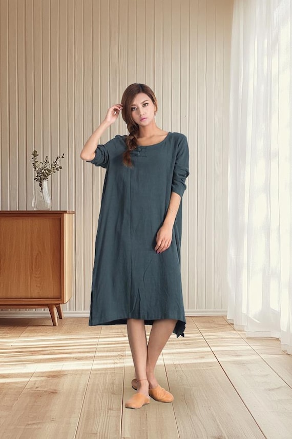 white christmas dresses Women's Embroidered Smock Dress main image 1