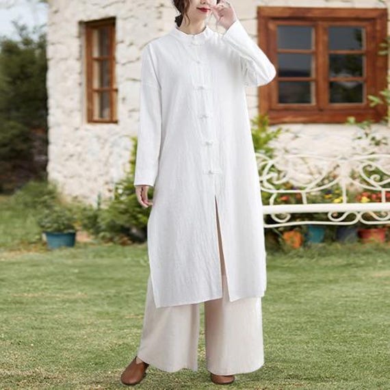 Linen Dress Linen Loose Fit Dress  Casual Soft Dress Crew Neck Short Sleeve Casual Dress Slim Fit Dress Custom made dress F229