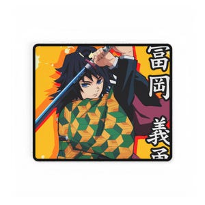 Demon Slayer Desk Mat, Anime-Themed Desk Mats - Perfect for Gamers, Desk Accessories, Gift for Anime Fans, Work From Home Essentials