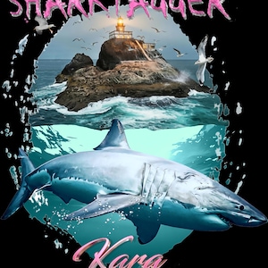 Womens Shark Shirt - Etsy