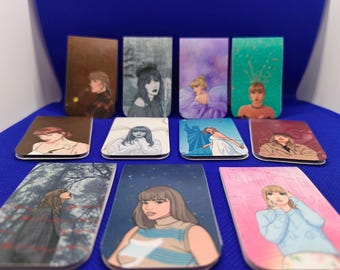 Marcapáginas magnéticos con diseños de álbumes vintage / Diseños de la época musical (archivos digitales)