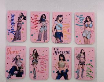 Marcador magnético inspirado en P-Pop / Marcador estético BINI / Bonito regalo para lectores