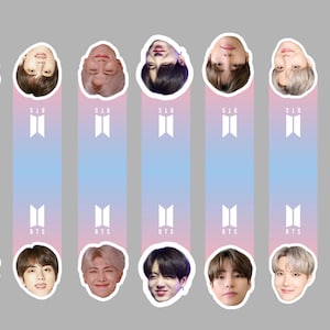 BTS Lesezeichen | Kpop Idol Designs | Niedliches BTS Fan Geschenk für Leser