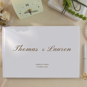 Personalized Wedding Guest Book, Custom Polaroid Photo Album, Engagement Signing Book,Reception Guest Book, Anniversary, Wedding Keepsake