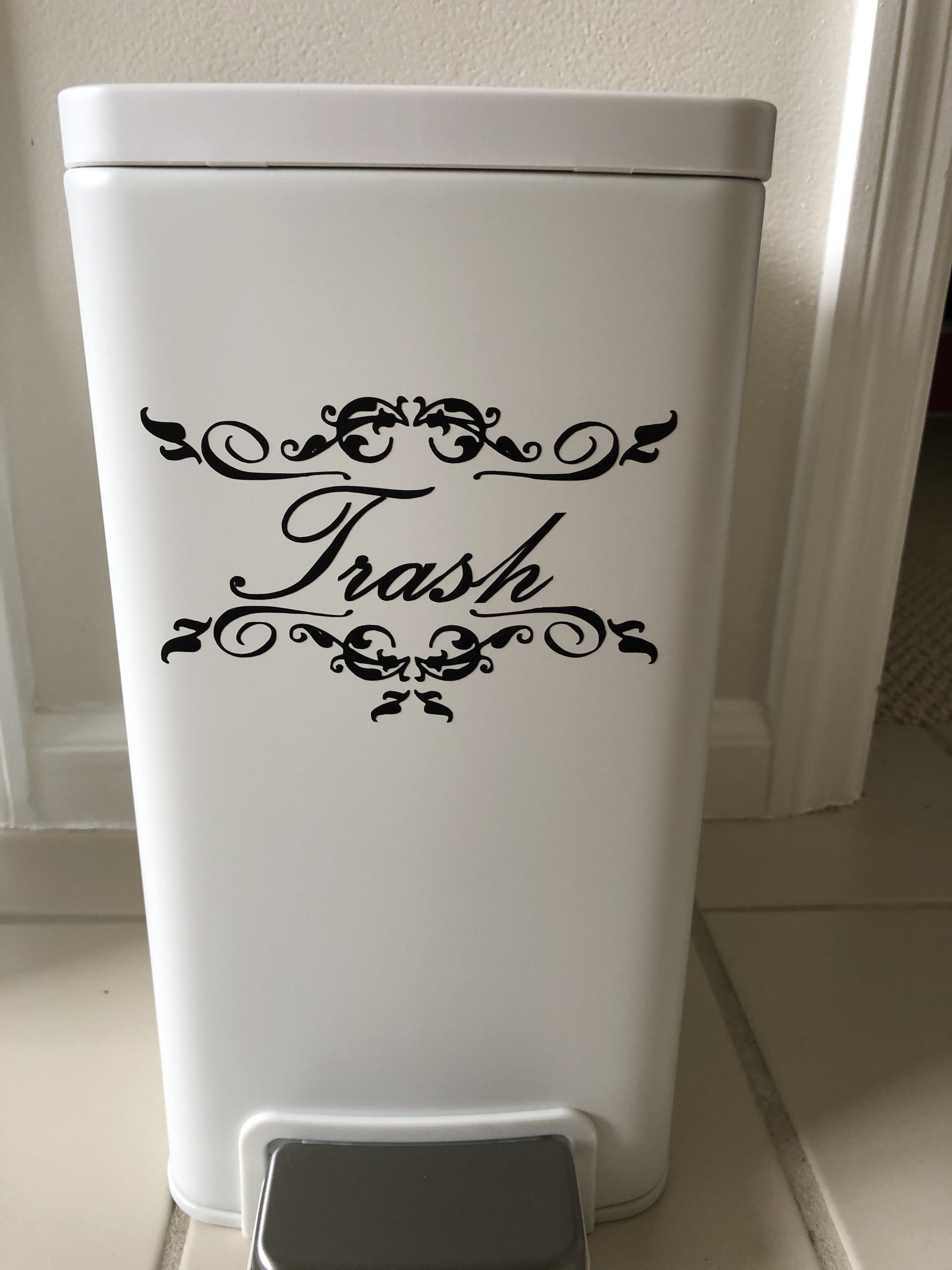 Fancy Trash Decal Etsy