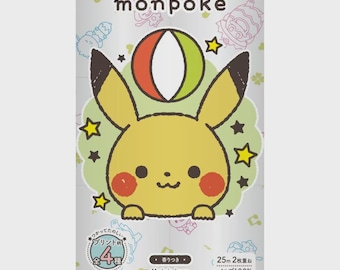 Pokemon Monpoke Toilet Paper Pack of 12 Rolls 2 Layers 25 m long BRAND NEW Factory Sealed Made in Japan