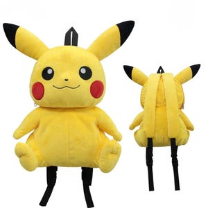 Pokemon Pikachu Genuine Licensed 12 inch Plush Backpack BRAND NEW Factory Sealed