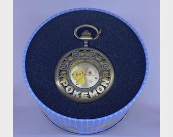 Reloj de bolsillo coleccionable Pokémon PIKACHU Premium Relic, artículo oficial de edición limitada, NUEVO EN CAJA