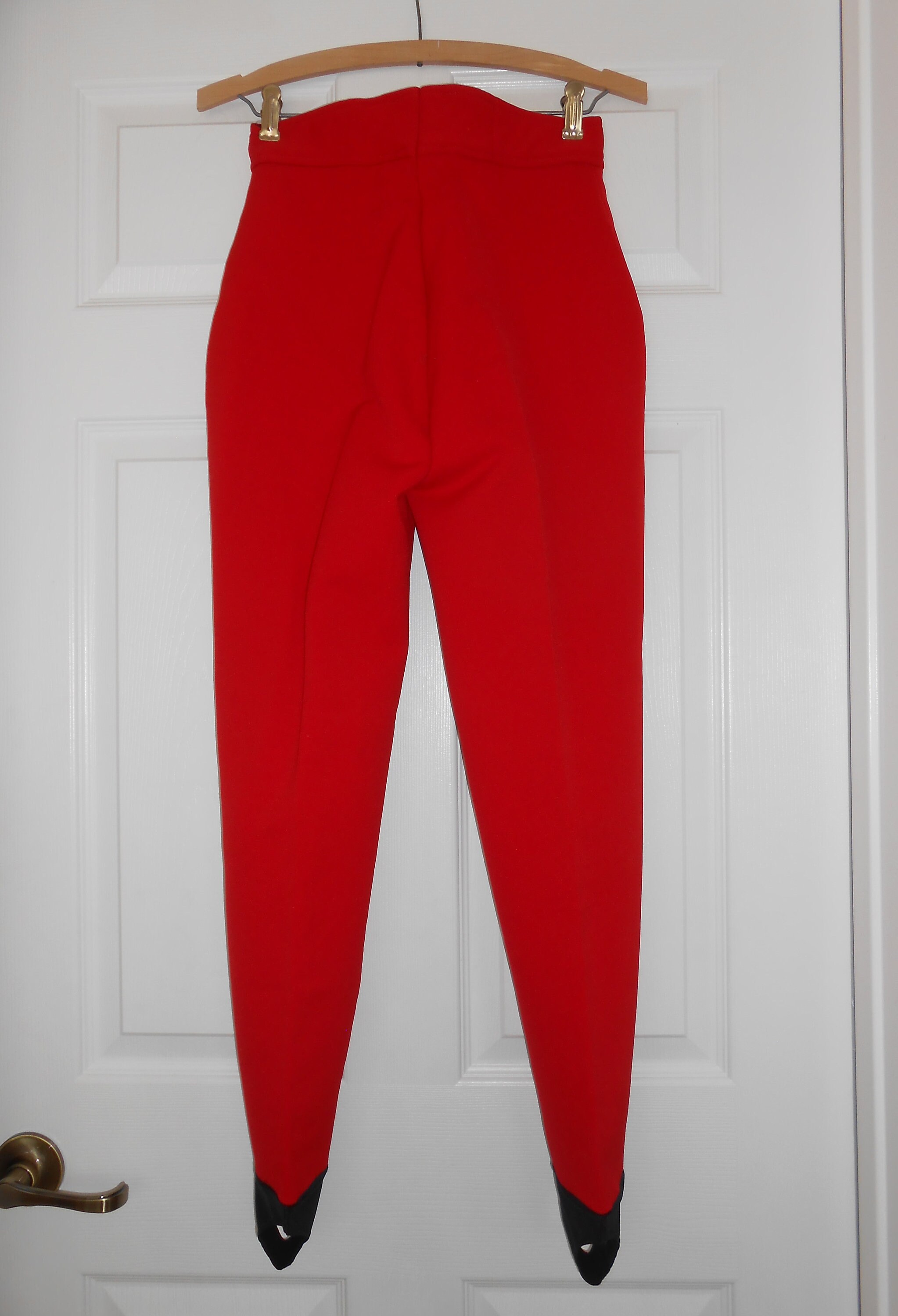 Vintage Roffe Ski Pants Size 8 Red 