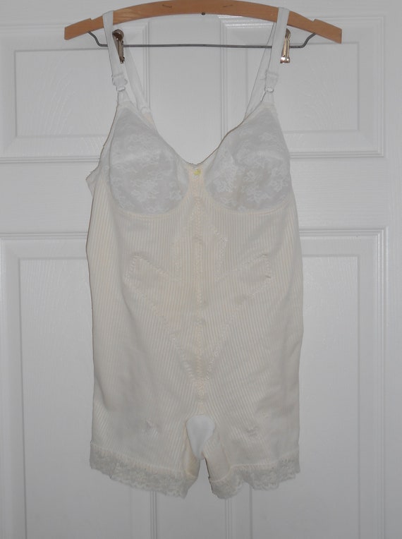 Vintage 1960s Sheer Joy by Bien Jolie All in One Girdle Ivory