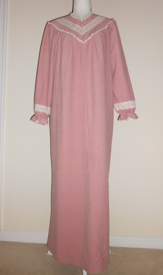 Vintage Vassarette Velvelour Plush Robe House Coat