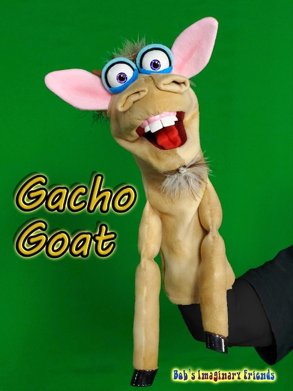 Gacho Goat Main Professionnelle / Marionnette Ventriloque 