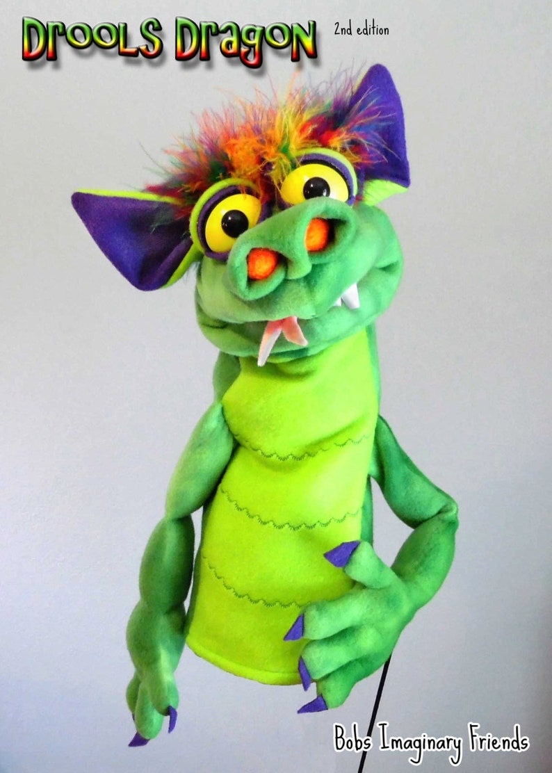 Drools Dragon 2nd Edition Hand Puppet or Ventriloquist Pupppet Etsy