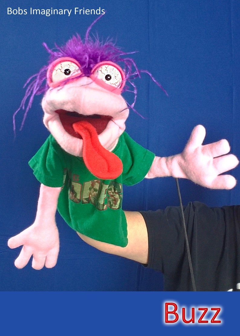 Buzz Hand Puppet or Ventriloquist Figure Professional With Arm Etsy