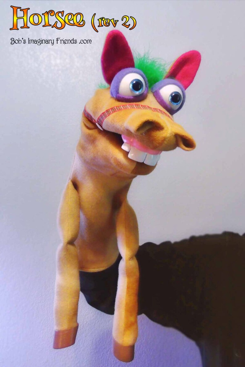 Horsee Horse Hand Puppet or Ventriloquist Figure rev 2 Etsy