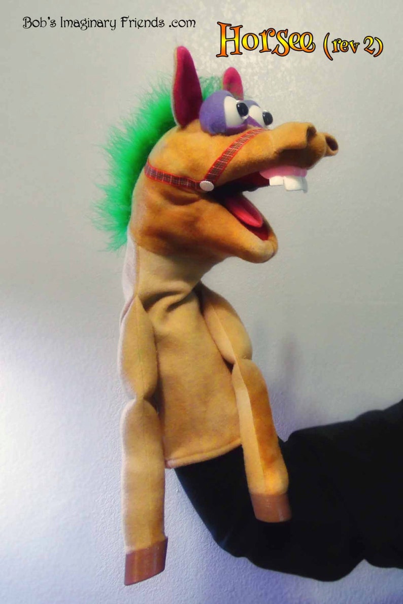 Horsee Horse Hand Puppet or Ventriloquist Figure rev 2 Etsy