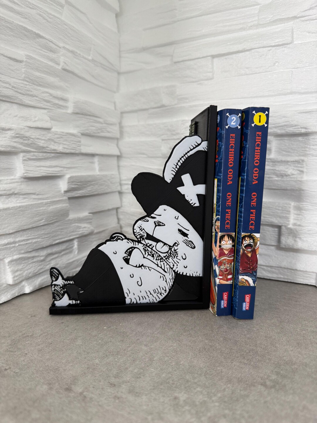 One Piece Bookend Chopper Manga Design Anime Shelf Decoration