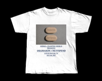 Osamason X Nettspend Dallas Exclusive Tee Pill Limited Edition Rare Short-Sleeve T-Shirt