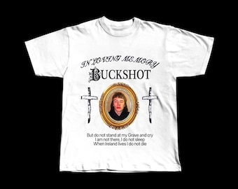 Buckshot Haunted Mound Hauntaholics Loving Memory zwaargewicht vintage Semetary T-shirt