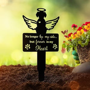 Custom Dog Memorial Stake, Dog Cemetery Stake, Dog Grave Marker, Every Dog Breed Metal Stake, Personalized Dog Garden Sign, Pet Loss Gift
