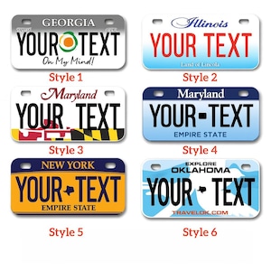 Personalized License Plate, Custom License Plate Signs, Custom Plates for Decoration, Graduation Gift, Birthday gift, Fathers Day Gift