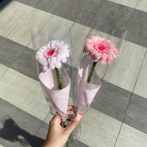 Handmade Gerbera, Pipe Cleaner, bouquet, Flower arrangement