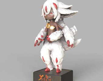 Faputa Made in Abyss-figuur 3D-geprint in 12K ABS-hars, geverfd of ongeverfd anime-figuur, cadeau voor Otakus