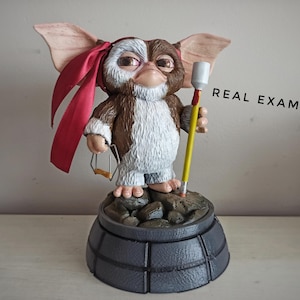 Gizmo Rambo Figure, High Quality 3D 12K ABS Resin Printed Figurine, Mogwai Gizmo Collectible Statue, Gift for Gremlins Fans
