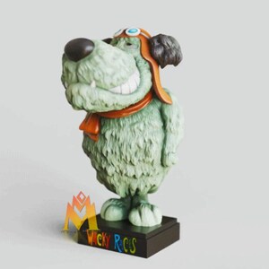 Muttley Dog Figure from Wacky Races High Quality 12K Resin Printed, Painted or Unpainted TV Show Figurine, Collectible Classic Statue