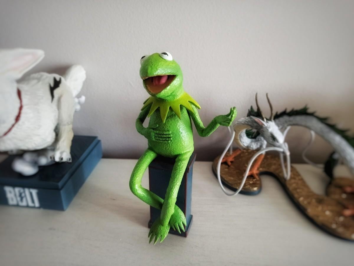 Kermit Figure From the Muppets High Quality 12K Resin Printed