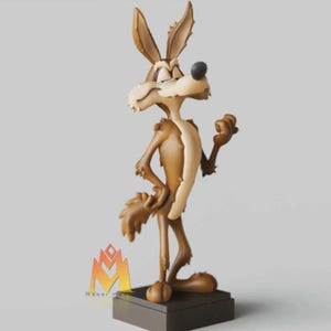 Wile coyote figurine - Etsy 日本