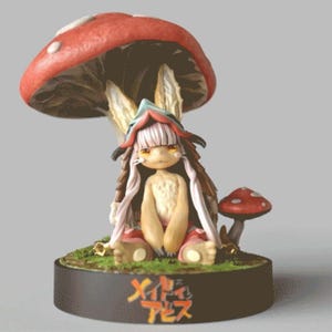 Nanachi Made in Abyss Diorama, High Quality 3D 12K ABS Resin Printed Figure, Painted or Unpainted Anime Figurine, Gift for Otakus