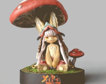 Nanachi Made in Abyss Diorama, 3D-figuur geprint in 12K ABS-hars, geverfd of ongeverfd anime-figuur, cadeau voor Otakus
