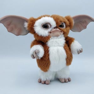 Peluche Gizmo (Gremlins) Taille Réelle, Custom OOAK, Mogwai 1/1, Trick Or Treat