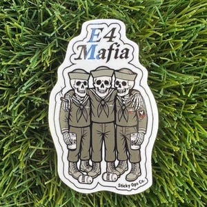 E4 Mafia – Skeleton Sailors Sticker